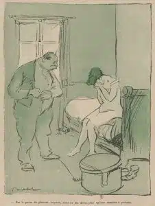 家主に搾取される貧しい女性。