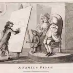 バースで踊られる長いメヌエット。ヘンリー・ウィリアム・バンベリー作（1782年）。