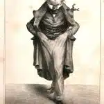 古い愚か者氏(Mr Vieux-Niais, 1833年)。オノレ・ドーミエによる政治風刺画。