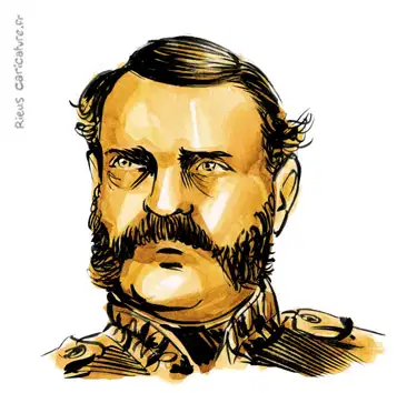 セピア水彩肖像画： アレクサンドル2世 — ロシア皇帝 — 1818–1881年 · セバスチャン・リュー