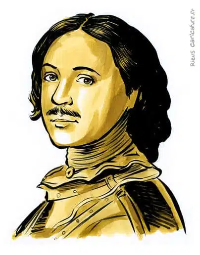 セピア水彩肖像画： Peter the Great (disambiguation) — Tsar — 1672–1725 · セバスチャン・リュー